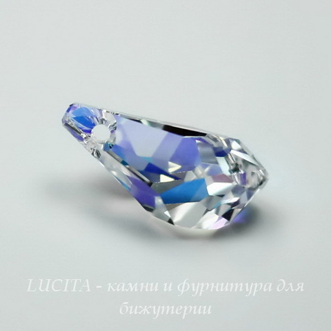 6015 Подвеска Сваровски Polygon Drop Crystal AB (21 мм)