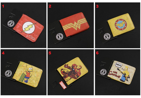 DC Comics Marvel Wallet Set 6