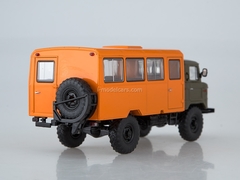 GAZ-66 shift work bus khaki-orange 1:43 Start Scale Models (SSM)