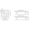 Боковая панель для поддона 80х80 см Ravak Perseus Pro XA834001010