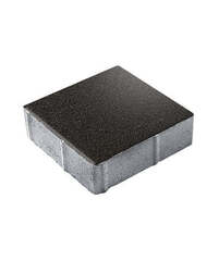 Гранитная тротуарная плитка КВАДРАТ - Б.1.К.6 Гранит Черный