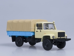 GAZ-33081 with awning 4x4 engine D-245.7 Diesel Turbo beige AutoHistory 1:43