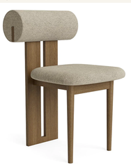 Стул обеденный HIPPO CHAIR / Light Smoke Oak, Barnum Boucle 02