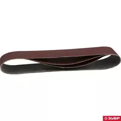 ЗУБР 100х914 мм, P60, лента шлифовальная МАСТЕР, для станка ЗШС-500, 3 шт.