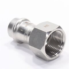 Переходник 18-3/4", WAAG Heavy Inox, пресс-резьба, вн., сталь нержавеющая