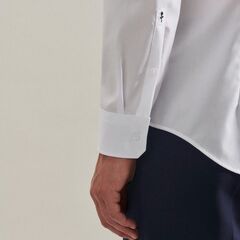 Сорочка Seidensticker Shaped Fit 01.021000-01 из поплина белая