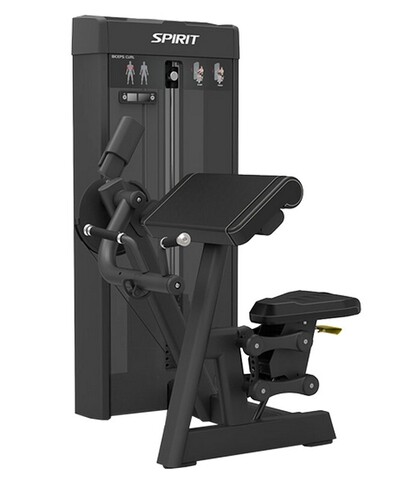 Бицепс машина Spirit Fitness SP-4307. Стек 110 кг