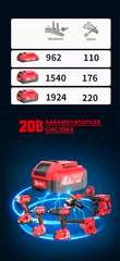 Шуруповерт аккумуляторный KEN BL7220 без АКБ, с сумкой