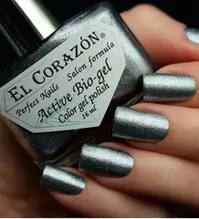 El Corazon 423/ 908 active Bio-gel  French  серебристо-серый