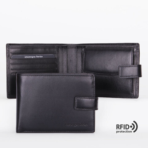 624 R - Портмоне с отделением на молнии и RFID защитой