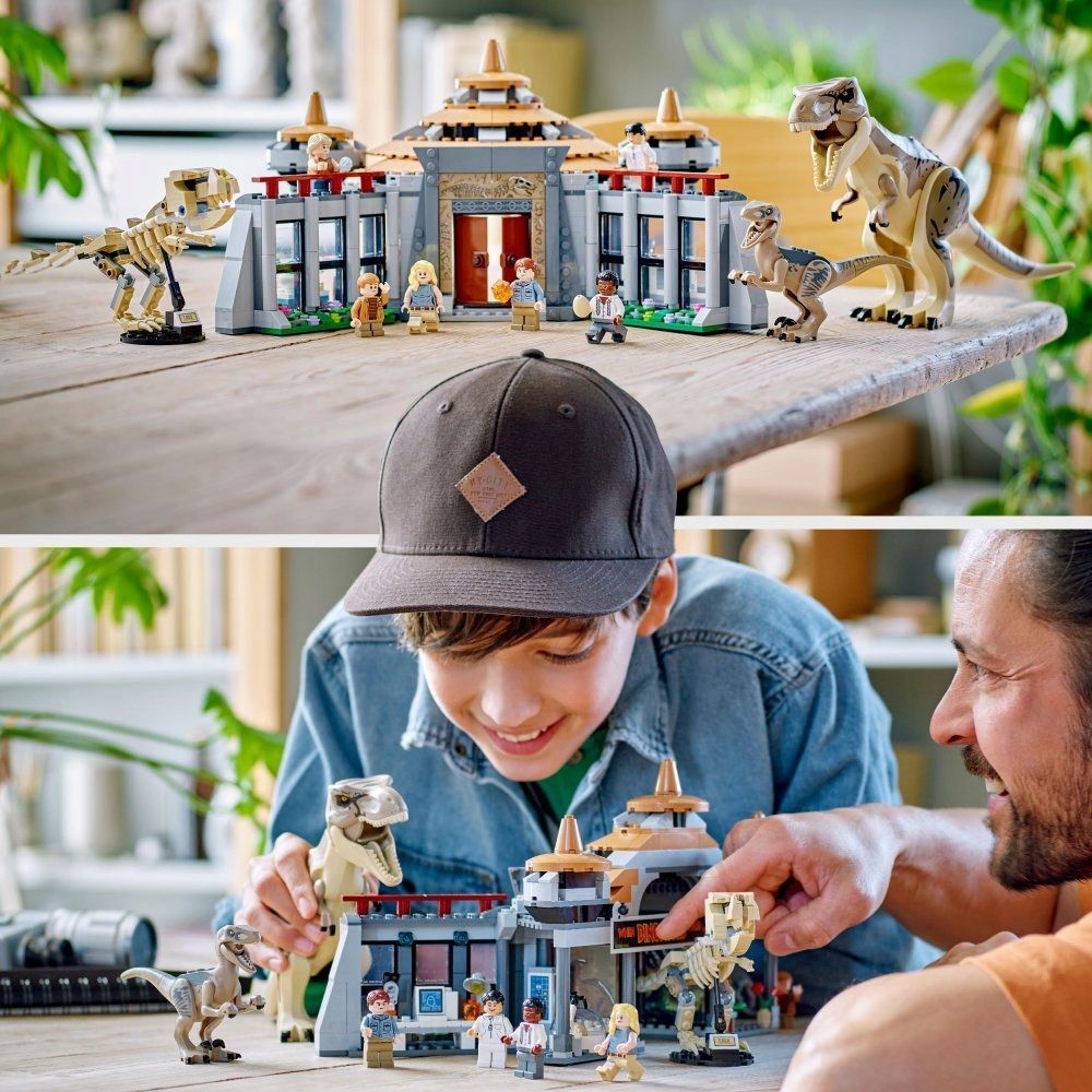 Конструктор LEGO Jurassic World - Центр для посетителей: Т-рекс против  Раптора Лего Парк Юрского периода 76961 купить в Москве | Доставка по  России.