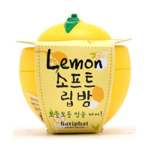 BAVIPHAT (URBAN DOLLKISS) Lip Бальзам для губ лимон Lemon Soft Lip Balm 6гр