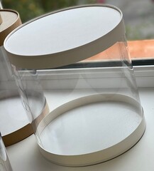 Коробка ШЛЯПНАЯ тубус 26 диаметр х 26 высота