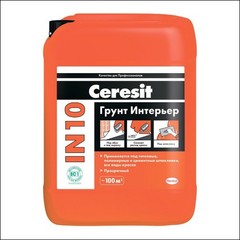 Грунтовка Интерьер CERESIT IN 10 база (Прозрачный)