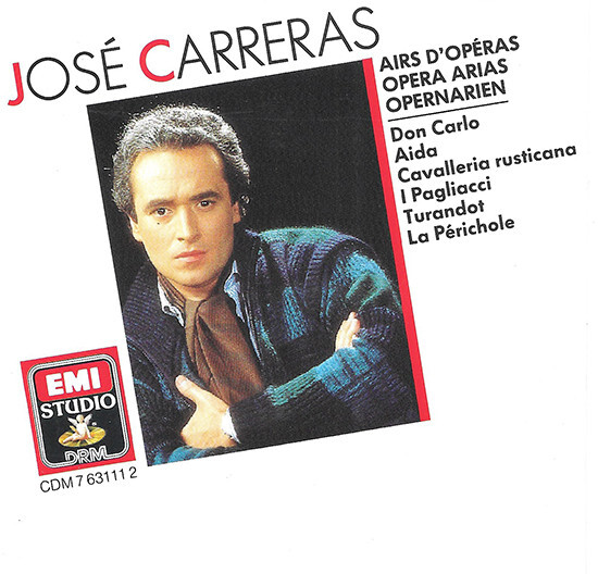 CARRERAS, JOSÉ :  Arias De Óperas - Opera Arias - Opernarien