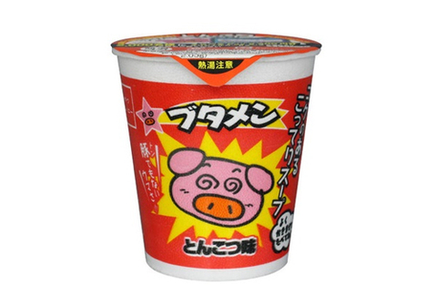 Суп-лапша Cup Noodle Butamen со вкусом тонкоцу, 35г