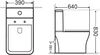 Сливной бачок Aquanet Cube 2-C-1 CL-12288-1