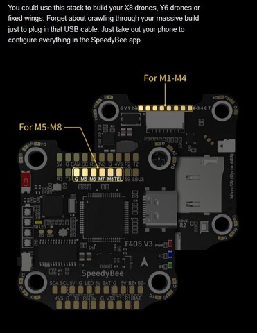 Полётный контроллер SpeedyBee F405 V3 BLS + ESC 50A Stack