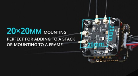 Приёмник Radiomaster DBR4 Dual Band Xross Gemini ELRS 2.4 ГГц и 900 МГц
