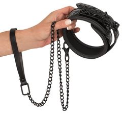 Ошейник и поводок с геометрическим узором Collar with Leash - 