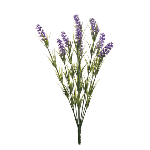 Веточка лаванды искусственная с 9 цветками 46см Garda Decor 8J-12MB0001