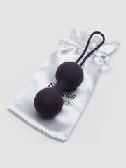 Черные, меняющие цвет вагинальные шарики Inner Goddess Colour-Changing Jiggle Balls 90g - 