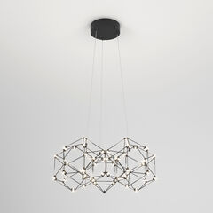 Подвесной светодиодный светильник Uma 90169/5 черный жемчуг