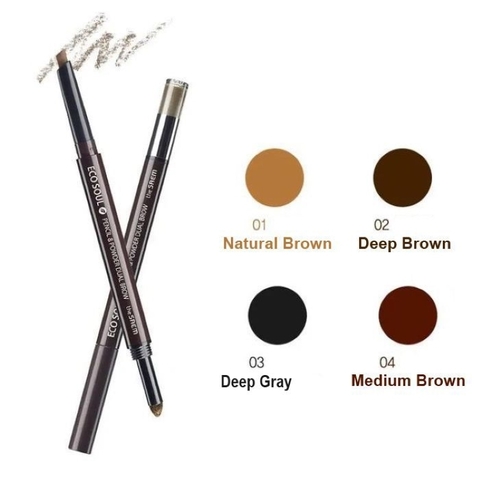 The Saem Eye Eco Soul Pencil & Powder Dual Brow Карандаш-пудра для бровей