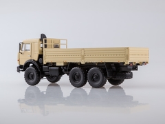 KAMAZ-43118 6x6 flatbed truck with awning beige 1:43 PAO KAMAZ