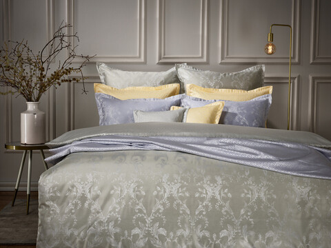 Постельное белье 2 спальное евро Curt Bauer Gracie 9017 0211 french blue голубое