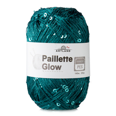 Добавочная нить п/э с пайетками, 25 гр, 140 м, изумруд