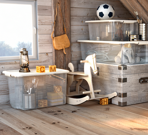 Контейнер Porter, 50 л, прозрачный