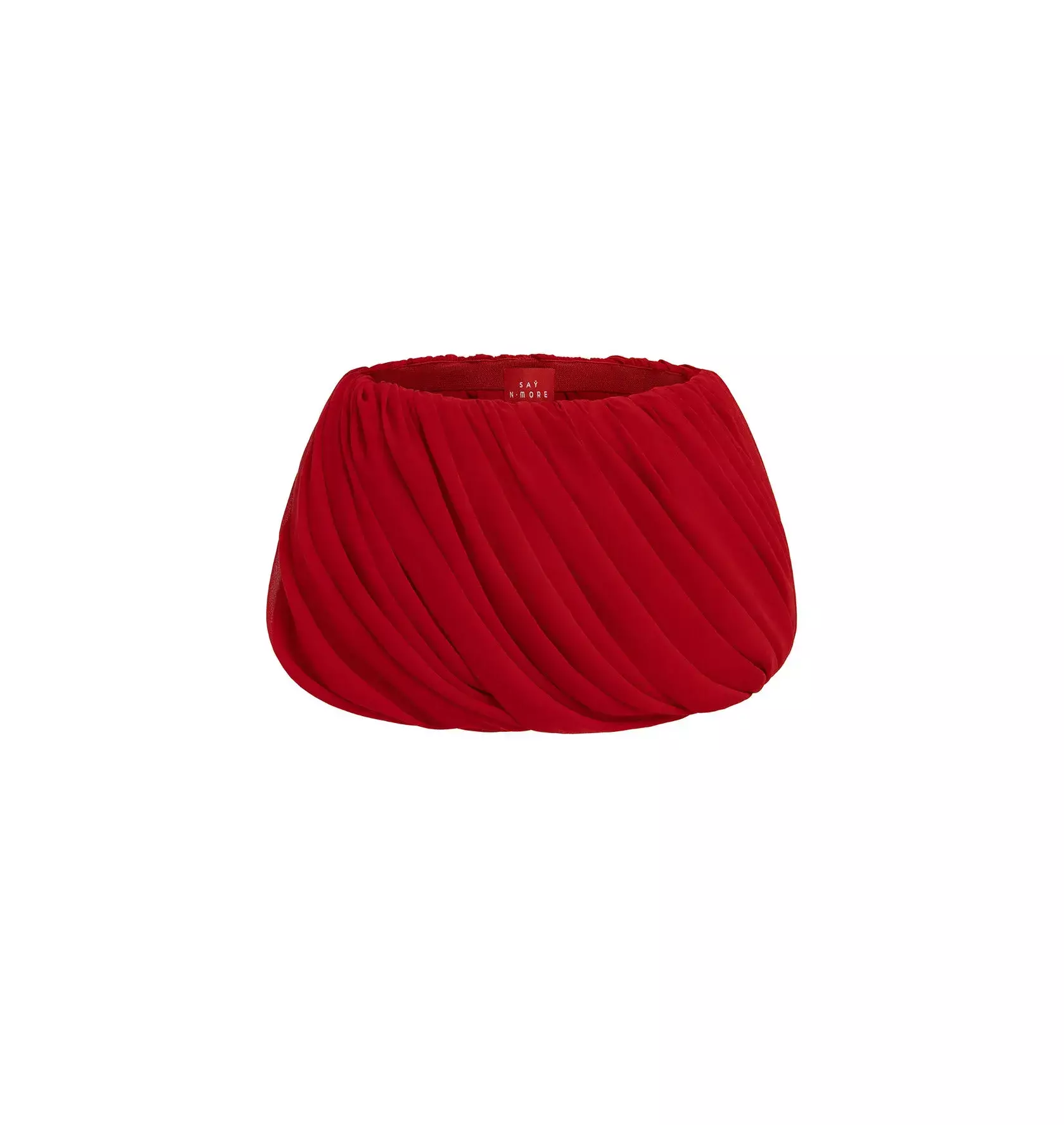 Юбка баска красная