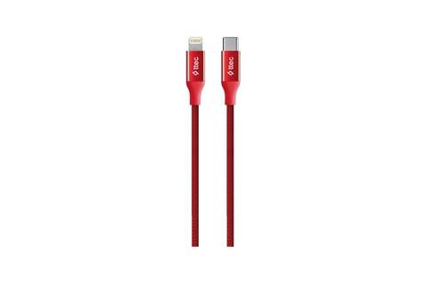 Кабель TTEC AlumiCable USB-C to Lightning Fast Charging Cable, 150 см, красный