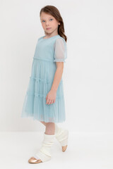 платье  для девочки  К 5909/зимнее небо