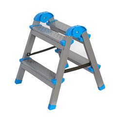 63-0-150 Стремянка стальная оцинкованная двухсторонняя, 2 ступени (РемоКолор)