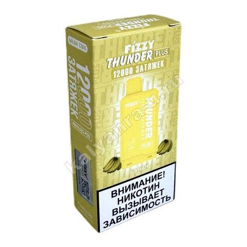 Картридж Fizzy Thunder Plus 12000 затяжек - Банан