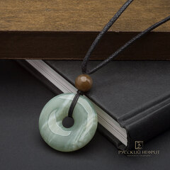 Диск Би средний. Нефрит морская волна.