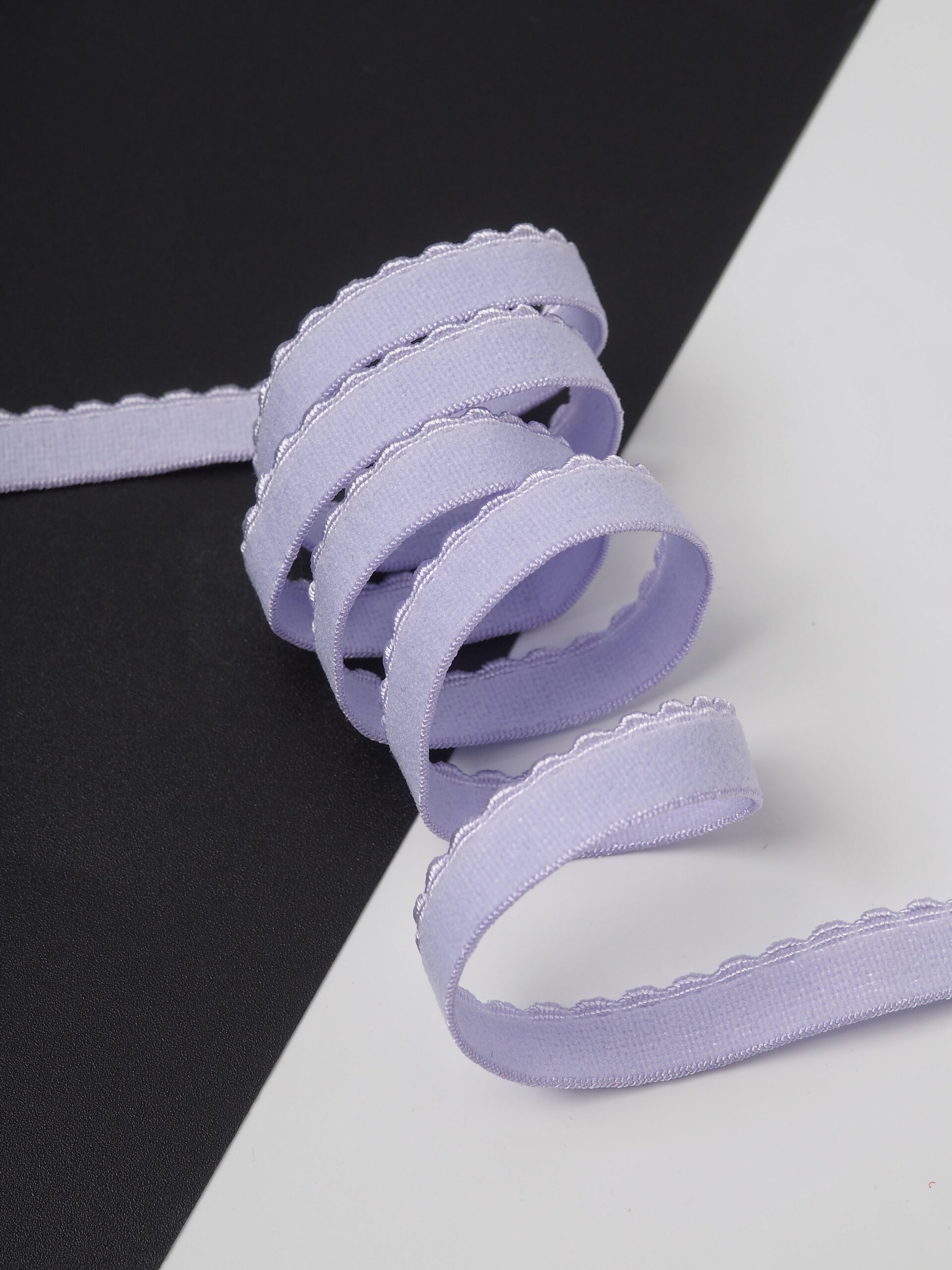 Резинка отделочная орхидея ажурная ширина 10 мм с учетом фестона