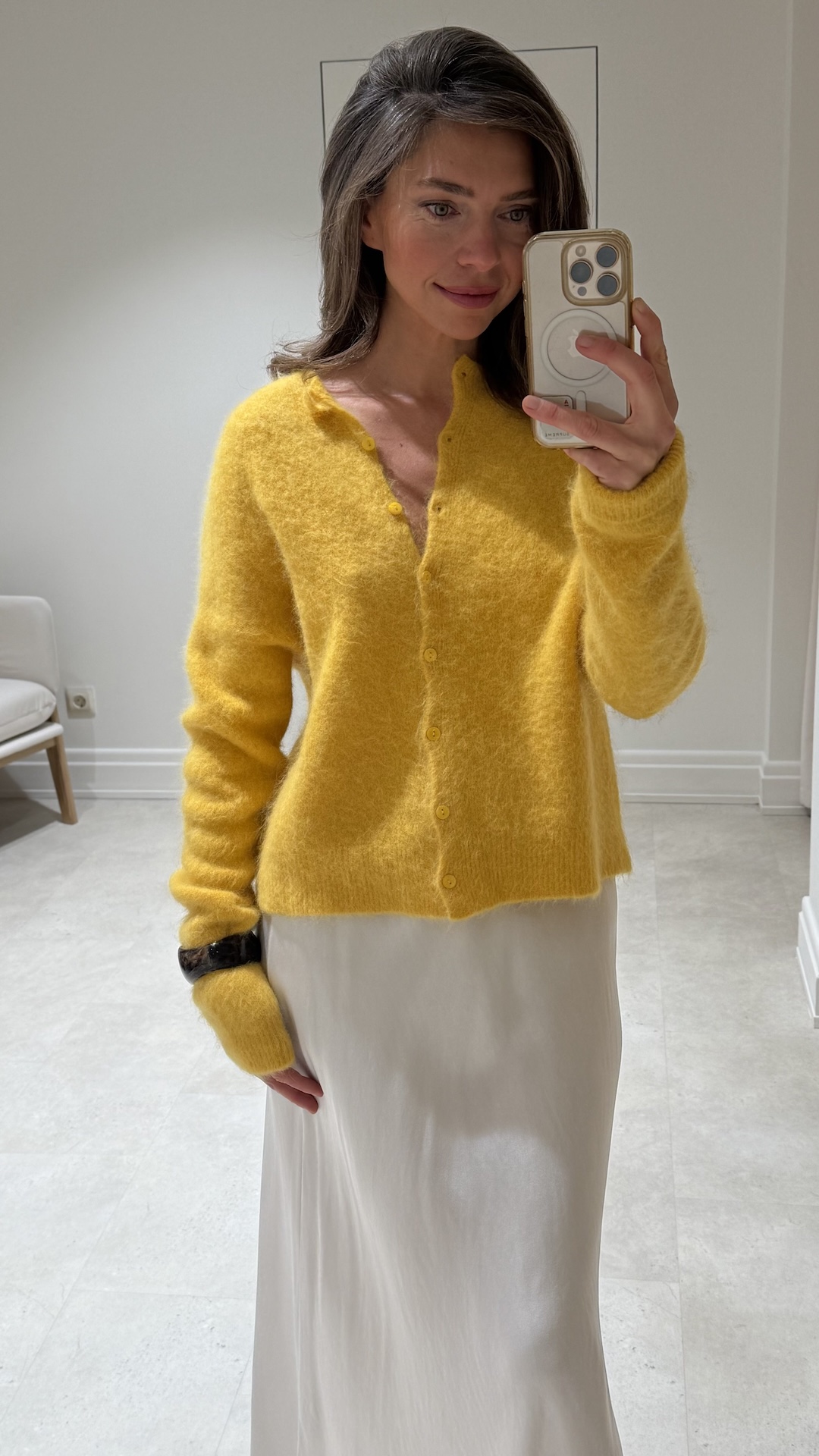 Кардиган из альпаки и шерсти ПРЕМИУМ КАЧЕСТВА