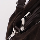 Сумка Саломея 607 эко-замша кофе