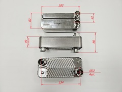 Теплообменник ГВС (20пл.) для NAVIEN Ace/Deluxe/Deluxe Plus (40K) (арт. 30005013А)