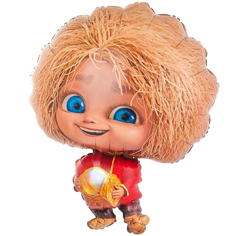 Шар гелиевый Кузя с сундучком