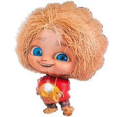 Шар гелиевый Кузя с сундучком