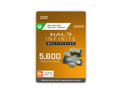 Игровая валюта Halo Infinite: 5,000 Halo Credits +600 Bonus (цифровая версия) (Xbox One + Xbox Series X|S + Windows) (RU) (для ПК, цифровой код доступа)