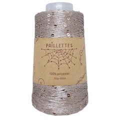 Paillettes на конусе 113 (какао)