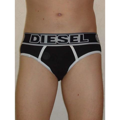 Мужские трусы брифы черные Diesel Indian Black Brief DIS0088