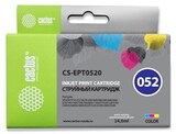 Картридж струйный Cactus CS-EPT0520 многоцветный (24мл) для Epson Stylus Color 400, 440, 460, 600, 640, 660, 670, 700, 740, 760, 800