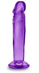 Фиолетовый анальный фаллоимитатор Sweet N Small 6 Inch Dildo With Suction Cup - 16,5 см. - 