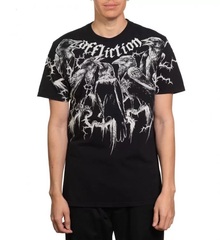 Футболка Affliction CROWS BLACK